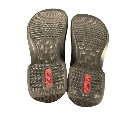 Rieker Antistress Black Leather Elastic Side Women’s Shoes Size EU 37 Work Shoe - Picture 7 of 10